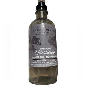 HTF bath and body works balancing spray elderflower eventual oil mist